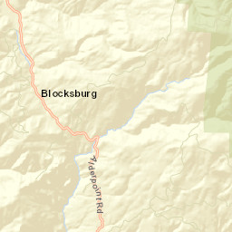 Blocksburg California Street Map