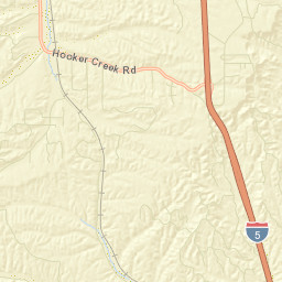 Hooker California Street Map