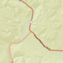 Deer Creek California Street Map