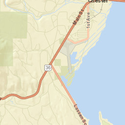 Chester California Street Map