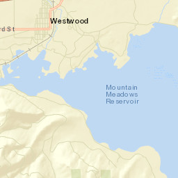 Westwood California Street Map