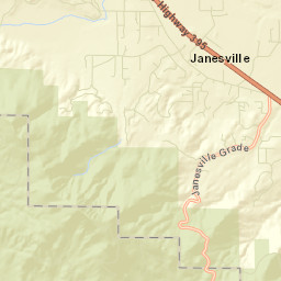 Janesville California Street Map