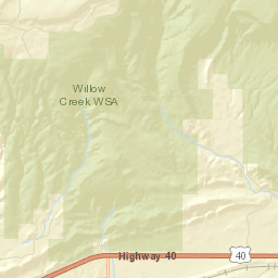 Blue Mountain Colorado Street Map