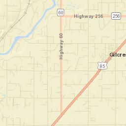 Houston Colorado Street Map