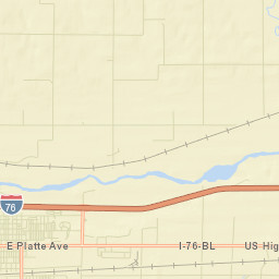 Moseley Colorado Street Map