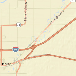 Camden Colorado Street Map