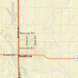 Beatrice Street Map