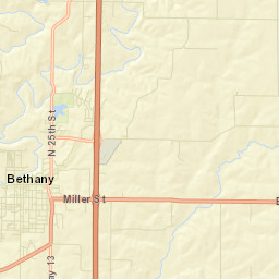 Bethany Street Map