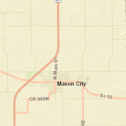 Mason City Street Map