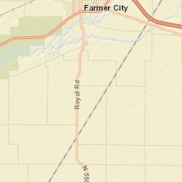 Farmer City Street Map