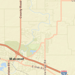 Mahomet Street Map