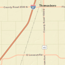 Thomasboro Street Map