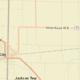 Union City Ohio Street Map