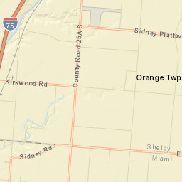 Kirkwood Ohio Street Map