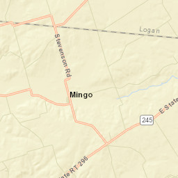 Mingo Ohio Street Map