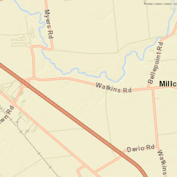 Watkins Ohio Street Map