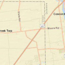 Rathbone Ohio Street Map