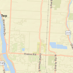 Scioto Village Ohio Street Map