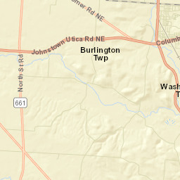 Utica Ohio Street Map