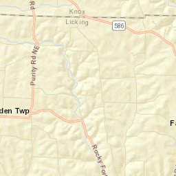 Rain Rock Ohio Street Map