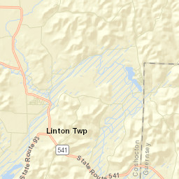 Plainfield Ohio Street Map