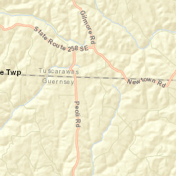Peoli Ohio Street Map