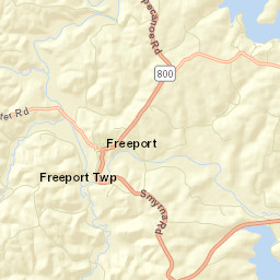 Freeport Ohio Street Map