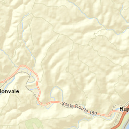 Rayland Ohio Street Map