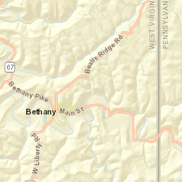 Bethany Street Map