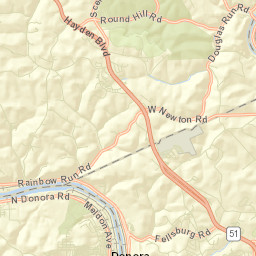 Fellsburg Street Map
