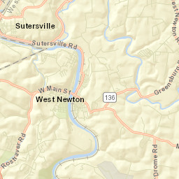 West Newton Street Map