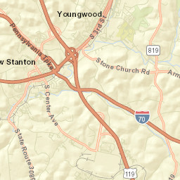 Youngwood Street Map