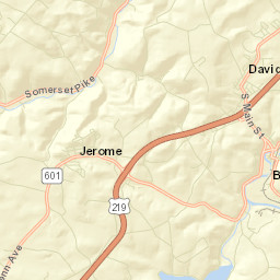Davidsville Street Map