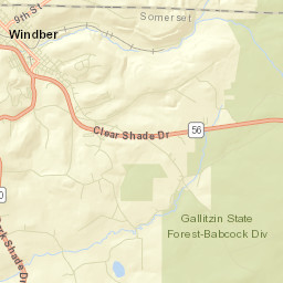 Windber Street Map
