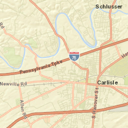 Carlisle Street Map