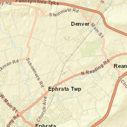 Ephrata Street Map
