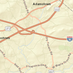 Fivepointville Street Map