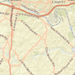 Pottstown Street Map