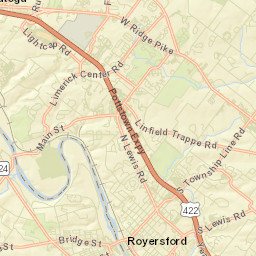 Royersford Street Map