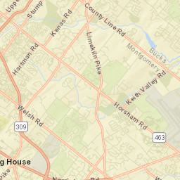 Spring House Street Map