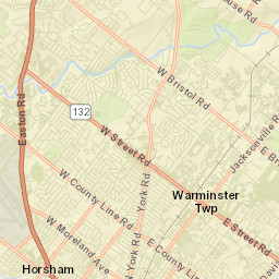 Ivyland Street Map