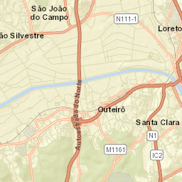 Santa Clara Street Map