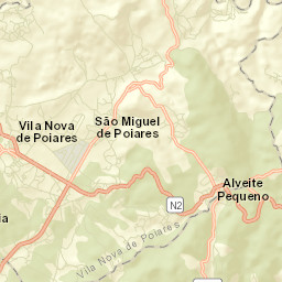Vila Nova de Poiares Street Map