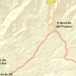 Valverde del Fresno Street Map