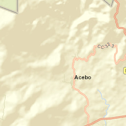 Acebo Street Map