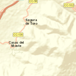 Casas del Monte Street Map