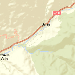 Jerte Street Map