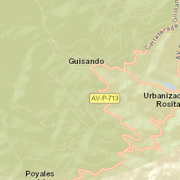 Guisando Street Map