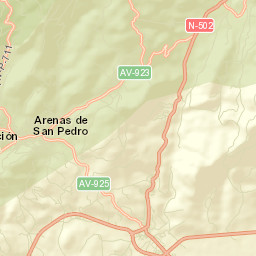 Arenas de San Pedro Street Map