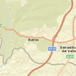 Serranillos del Valle Street Map